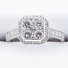 18ct White Gold 1.10ct Round Brilliant Diamond Engagement Ring