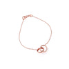 ROSE GOLD PLATED TOGETHER FOREVER BRACELET