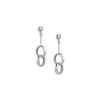 DOUBLE LINK DROP EARRINGS