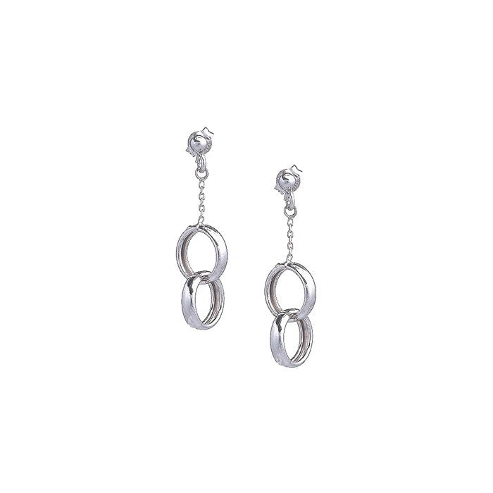 DOUBLE LINK DROP EARRINGS