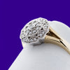 9ct Yellow Gold .20ct Vintage set Diamond Ring