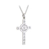 STERLING SILVER HISTORY OF IRELAND CROSS PENDANT