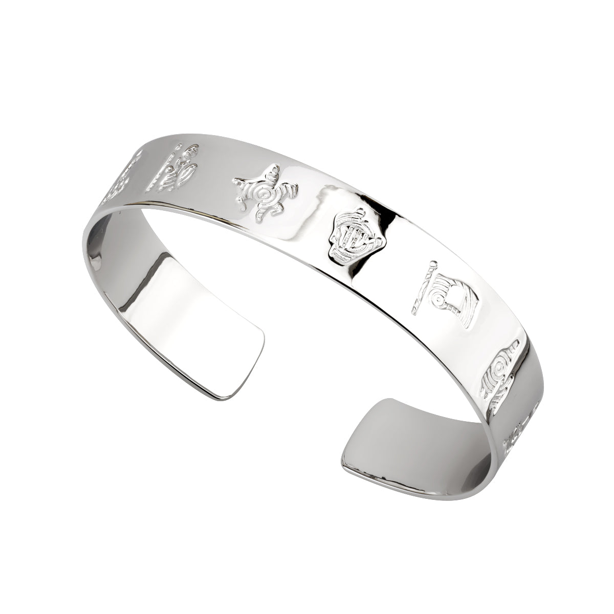 STERLING SILVER HISTORY OF IRELAND BANGLE