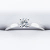 18ct White Gold .41ct Round Brilliant cut Solitaire Diamond Ring